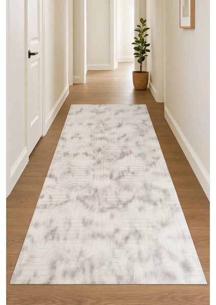 Modern Desenli Bambu Dört Mevsim Kaymaz Yıkanabilir Kesme Koridor Mutfak Yatak Salon Oturma Hol Odası Kesme Yolluk Halı