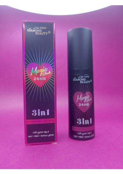 Magic Blush 3 In 1 – 24HR Kalıcı Likit Allık, Dudak ve Hassas Bölgeler Için
