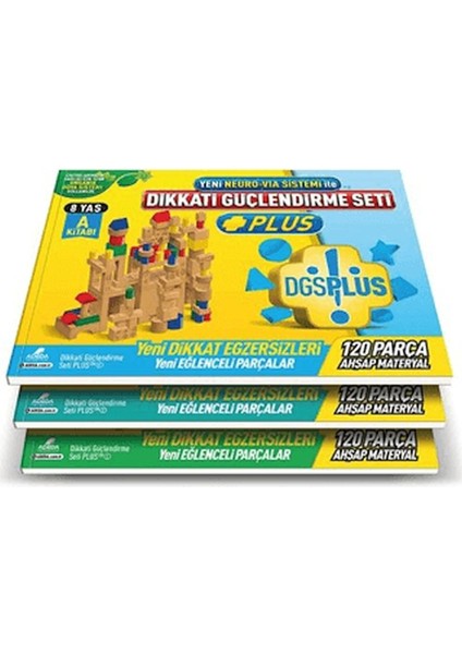 Dikkati Güçlendirme Seti Plus 8 Yaş Kitap