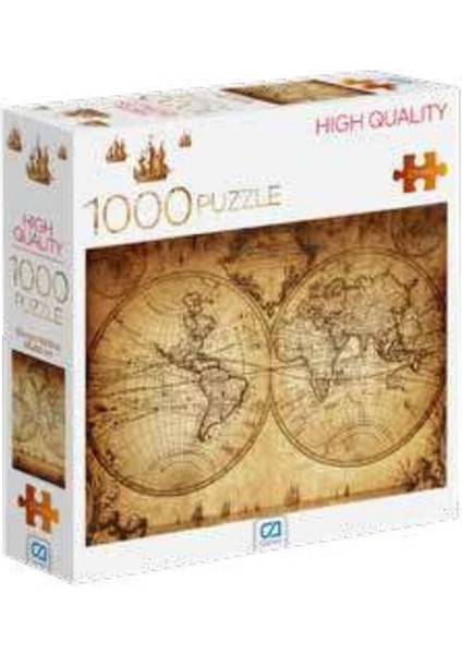Dünya Haritası Puzzle 1000