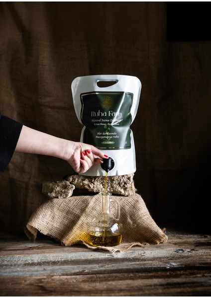 Natürel Sızma Zeytinyağı 3 L (BAS-ÇEK musluklu ambalaj)