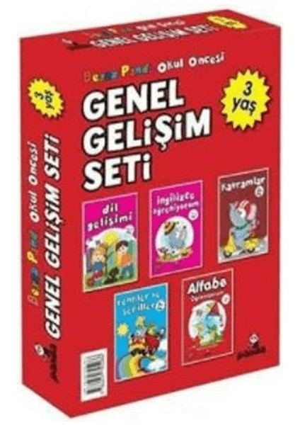 Okul Öncesi Genel Gelişim Seti - 3 Yaş (5 Kitap)