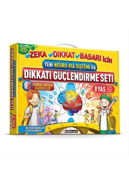 Dikkati Güçlendirme Seti 2. Sınıf – 8 Yaş- Neuro-Via