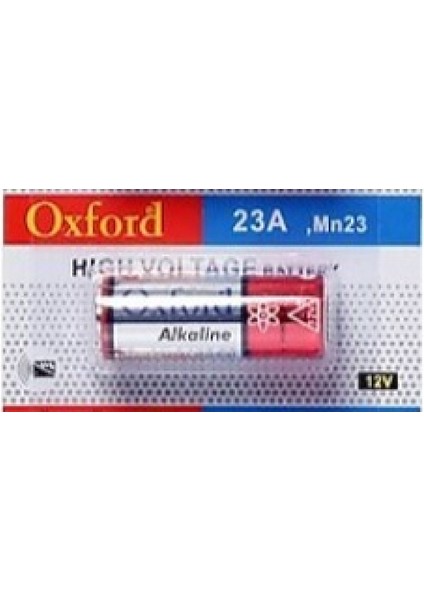 Oxford 12V/23A ,12V/1AH Mini Kalem Pil