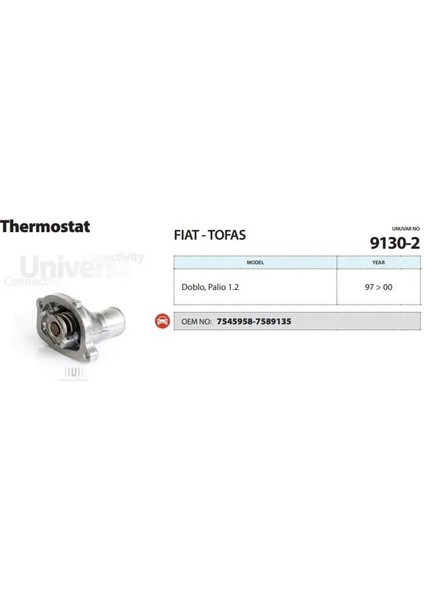 91302 Termostat 7545958 7589135