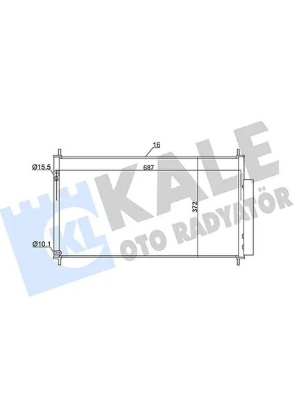 350605 Klima Radyatoru 80110TV0E01 80110TV1E01