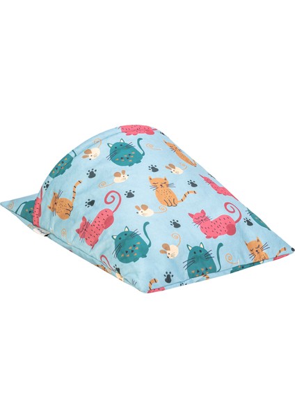 Techmrt Pet Comfort Cave Lotus Kedi Yatağı Mavi 45X60CM fiyatları