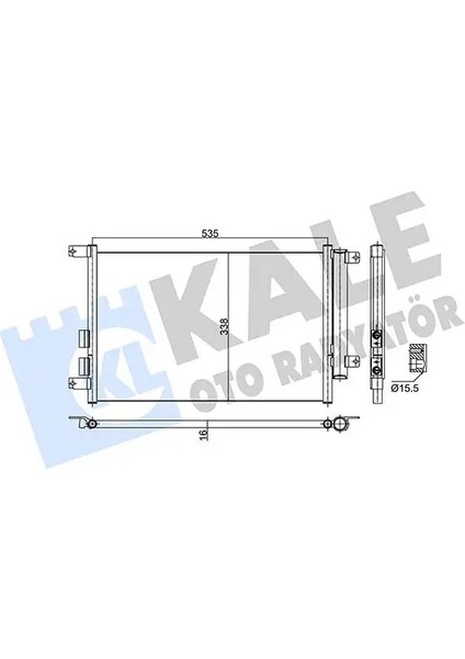 353060 Klima Radyatoru 46814850 50506520 50506568