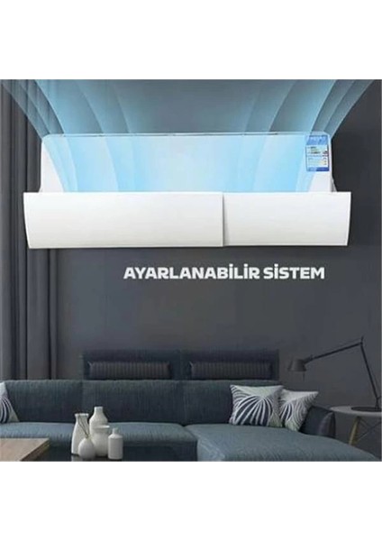 Polham Mobile Yapışkanlı Ayarlanabilir Klima Hava Yönlendirici Aparat Klima Aparatı Siperlik Yön modelleri