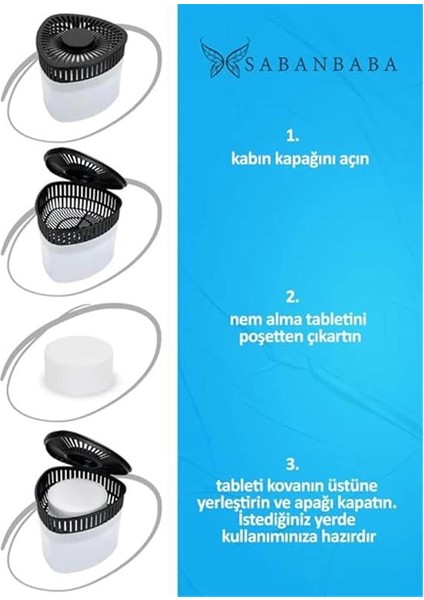 Rutubet Giderici Nem Alma Cihazı Üçgen Kokulu Kokusuz (Naturel) fırsatları