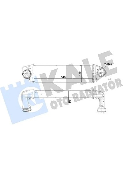 350770 Turbo Radyatoru 17513421803 17513453726