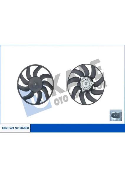 346860 Fan Motoru 8K0959455G 8K0959455K 8K0959455T