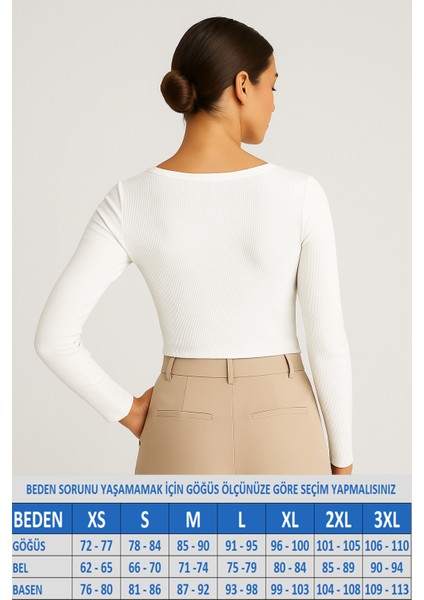 Havuz Yaka Uzun Kol Fitilli Bluz fiyatları