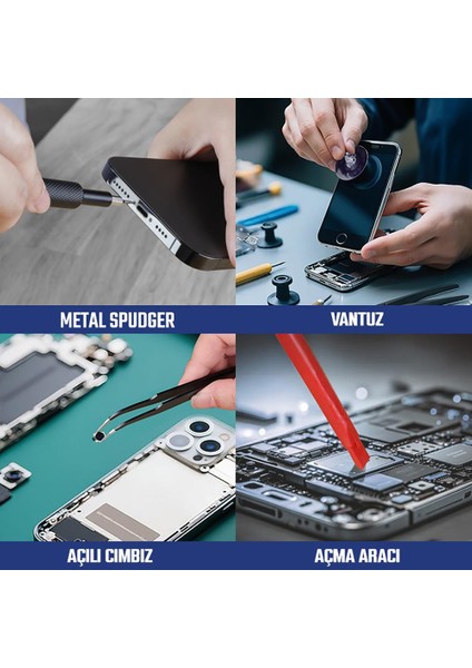 WP200541 32 Parça Cr-V Hassas Elektronikçi/telefoncu Profesyonel Onarım Seti indirimleri