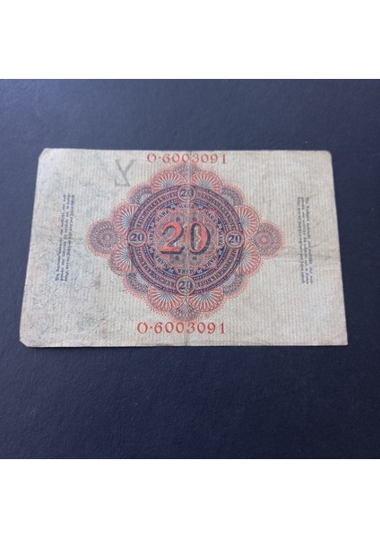 Escoines 3996368F4044A3F518 1914 Almanya Berlin O Serisi 20 Mark Çt