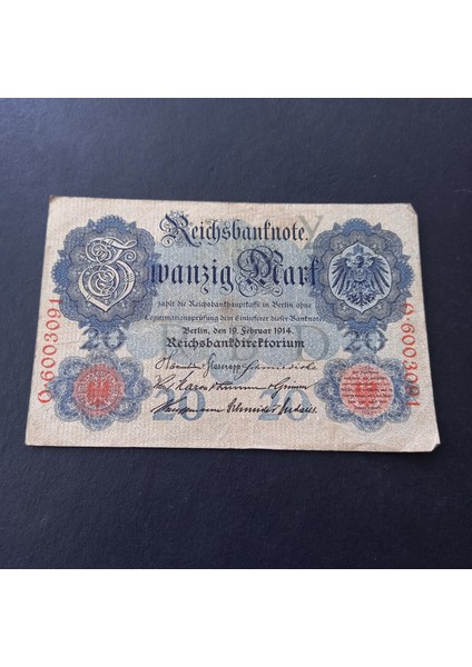 Escoines 3996368F4044A3F518 1914 Almanya Berlin O Serisi 20 Mark Çt fiyatları
