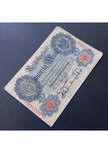 Escoines 3996368F4044A3F518 1914 Almanya Berlin O Serisi 20 Mark Çt fırsatları