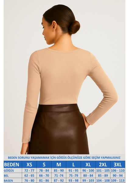 Havuz Yaka Uzun Kol Fitilli Bluz fiyatları