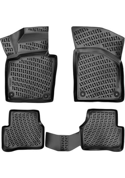 Volkswagen Passat B7 2010-2015 3D Havuzlu Paspas