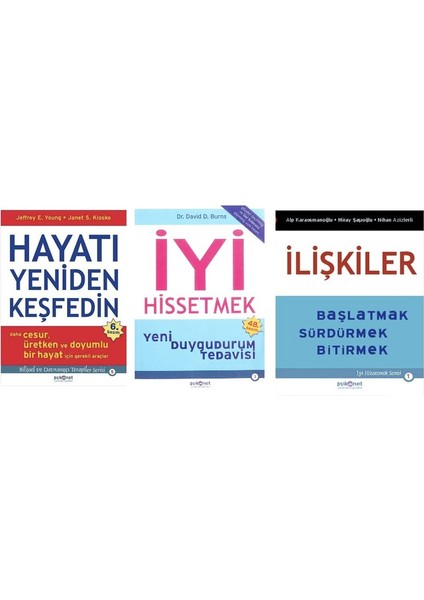 Hayati Yeniden Kesfetmek + Iyi Hissetmek + Iliskiler=(3 Kitap)