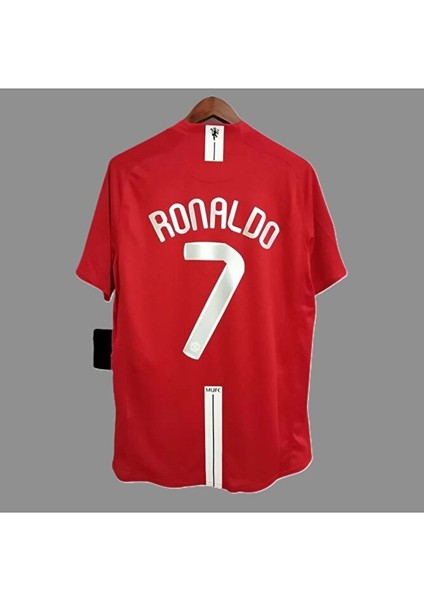 Cristiano R'onaldo Man/united 2008 Moskova Finalı Yetişkin Nostalji Forması(Kısa Kol)