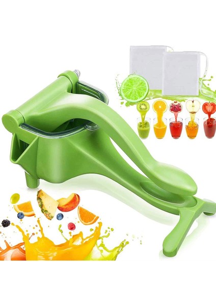 Fonksiyonlu Manuel Meyve Sıkacağı - Yeşil (4915) fırsatları