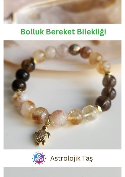 Kadın Bolluk Bereket Bilekliği - Doğal Taş - Para - Bereket - Başarı - Mutluluk fiyatları