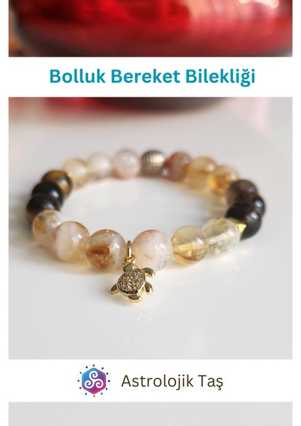 Kadın Bolluk Bereket Bilekliği - Doğal Taş - Para - Bereket - Başarı - Mutluluk modelleri