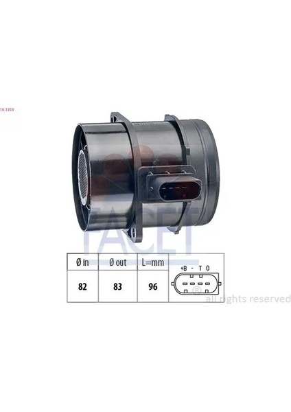 101359 Hava Debimetresi 2E0906461 2E0906461C 53013673AA