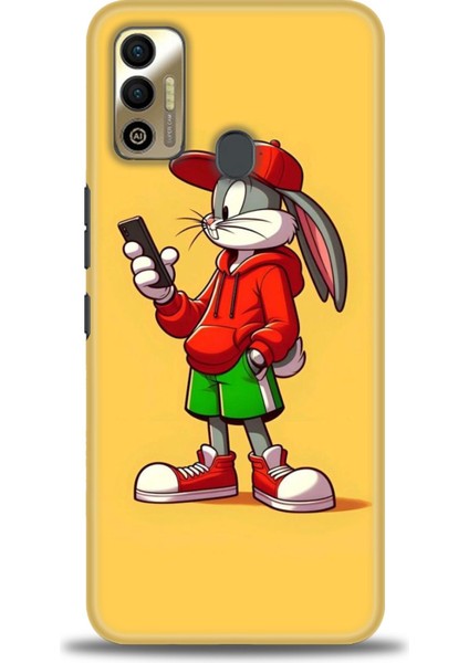 Tecno Spark 7t Kılıf Hd Baskılı Kılıf + Seramik Tam Kaplayan Ekran Koruyucu 401