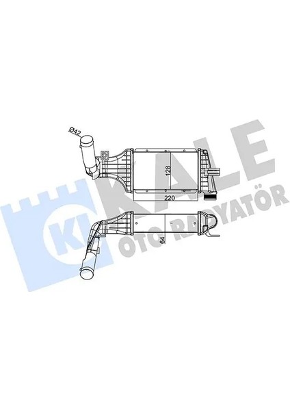 345200 Turbo Radyatoru 1302244 1302413 9129519