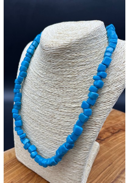 El Yapımı Bodrum Cam Boncuğu Ayarlanabilir Klasik Kolye fırsatları