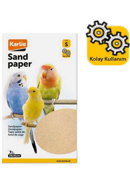 Techmrt Karlıe Kumlu Kafes Altlığı 24X41CM