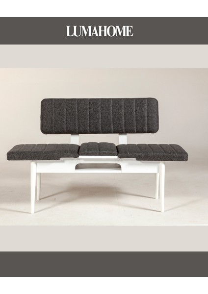 Gordes Extra Beyaz-Antrasit Yemek Masası Takımı fırsatları