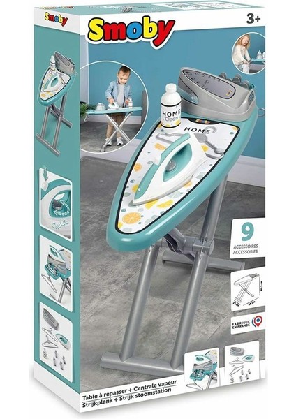 7600330121 Smoby Ütü Masası Kız Erkek Çocuk Oyuncak Eğitici Oyuncaklar