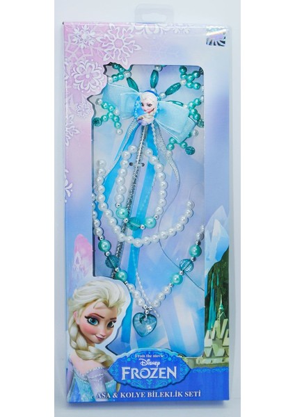 Disney Frozen Elsa Asa-Kolye-Bileklik Seti Kız Erkek Çocuk Oyuncak Eğitici Oyuncaklar