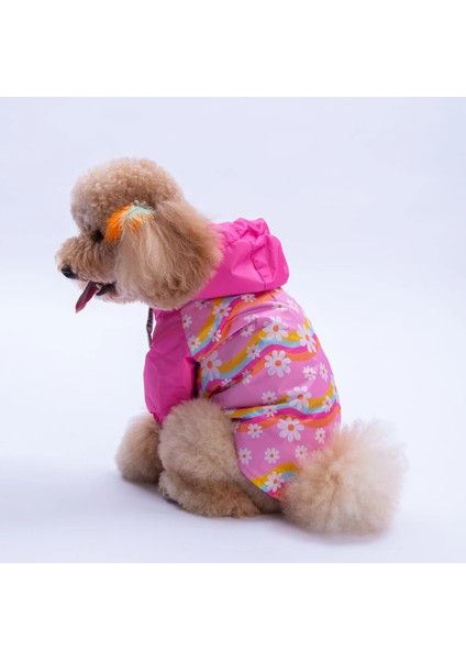 Florence Daisy Kedi Köpek Polarlı Yağmurluk modelleri