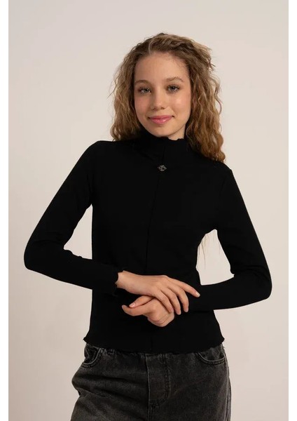 Kız Çocuk 7889 Nervüllü Bluz