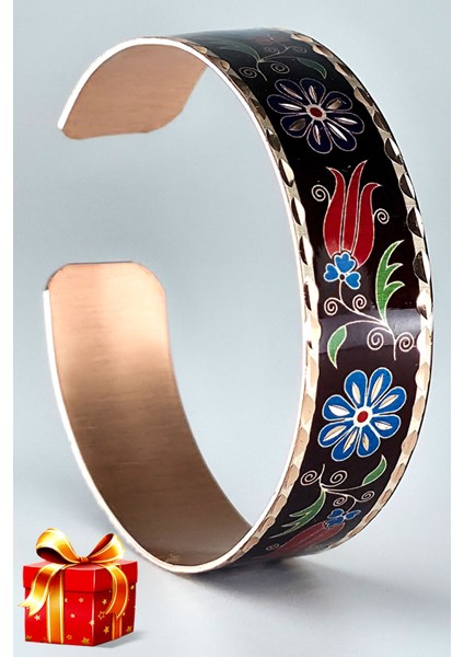 El Yapımı Ayarlanabilir Saf Bakır Bileklik Seti, Bakır Bilezik BB-314