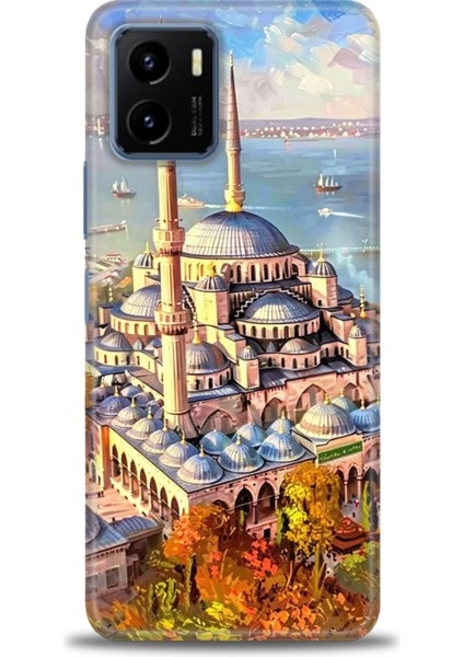 Vivo Y15S Kılıf Hd Baskılı Kılıf + Seramik Tam Kaplayan Ekran Koruyucu 226