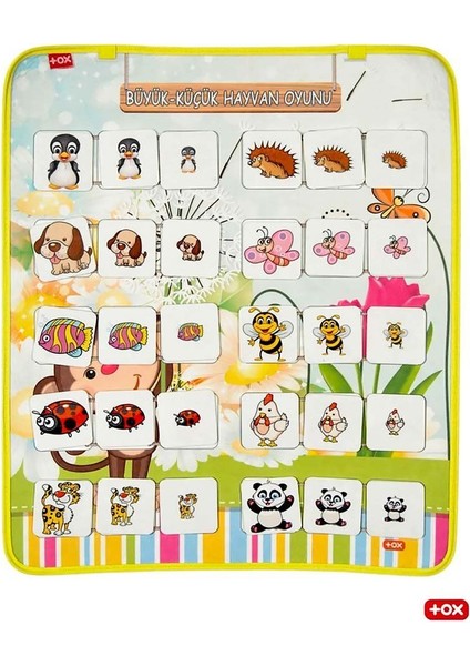 Büyük Küçük Hayvan Oyunu Kız Erkek Çocuk Oyuncak Eğitici Oyuncaklar