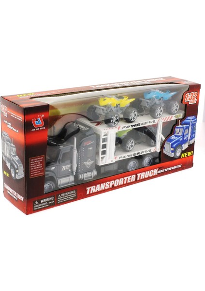 Sürtmeli Atv Taşıyan Siyah Tır Kız Erkek Çocuk Oyuncak Eğitici Oyuncaklar modelleri