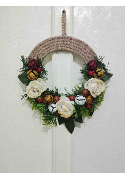 Kozalak Garland Hediyelik Kapı Duvar Süsü