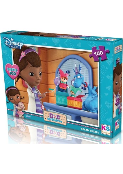 Ks Puzzle 100 Parça Doc Mcstuffins Kız Erkek Çocuk Oyuncak Eğitici Oyuncaklar