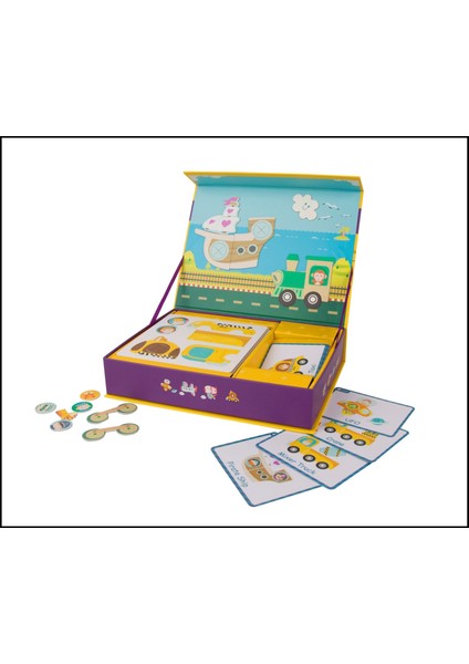 Classic World Ahşap Mıknatıslı Oyun Seti Taşıtlar Kız Erkek Çocuk Oyuncak Eğitici Oyuncaklar fiyatları