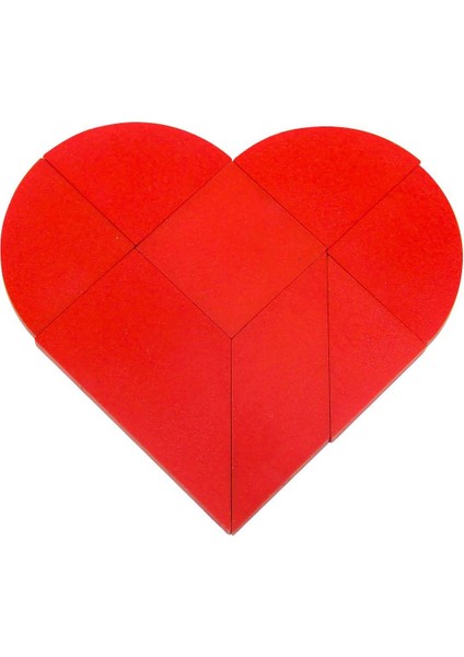 Kalp Tangram Kız Erkek Çocuk Oyuncak Eğitici Oyuncaklar