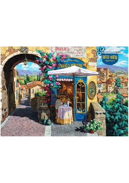 Ks Ristorante Antico Martini 2000 Parça Puzzle Kız Erkek Çocuk Oyuncak Eğitici Oyuncaklar