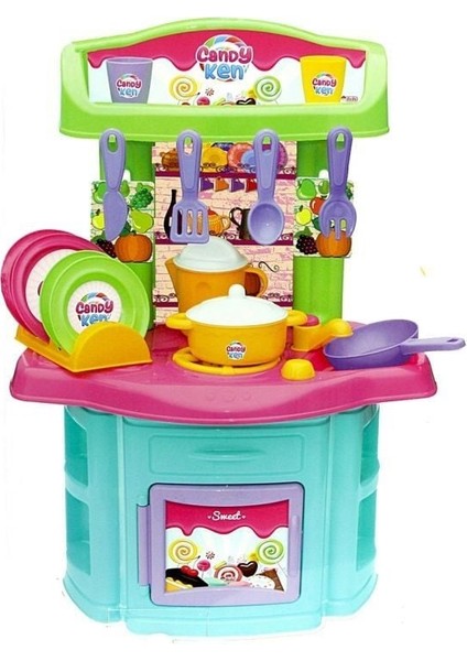 Dede Candy Ken Şef Mutfak Seti Kız Erkek Çocuk Oyuncak Eğitici Oyuncaklar