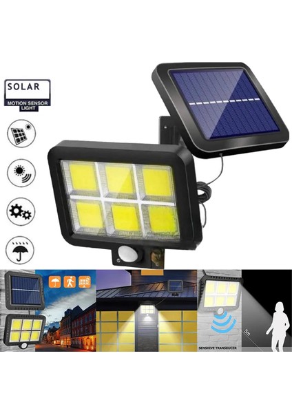 V-022 Solar Güneş Enerji Aydınlatma Lambası Sensörlü