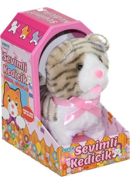 47240 Sevimli Kedicik Jamina Kız Erkek Çocuk Oyuncak Eğitici Oyuncaklar
